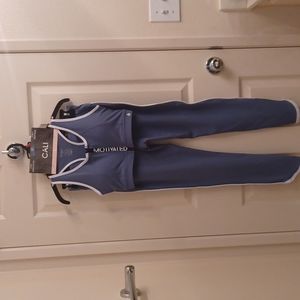 Cali Sport 2-pc Set "Motivated" Active Running Studio Yoga Training Athleisure S